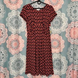 NWT sz 8 London Times navy and coral dress